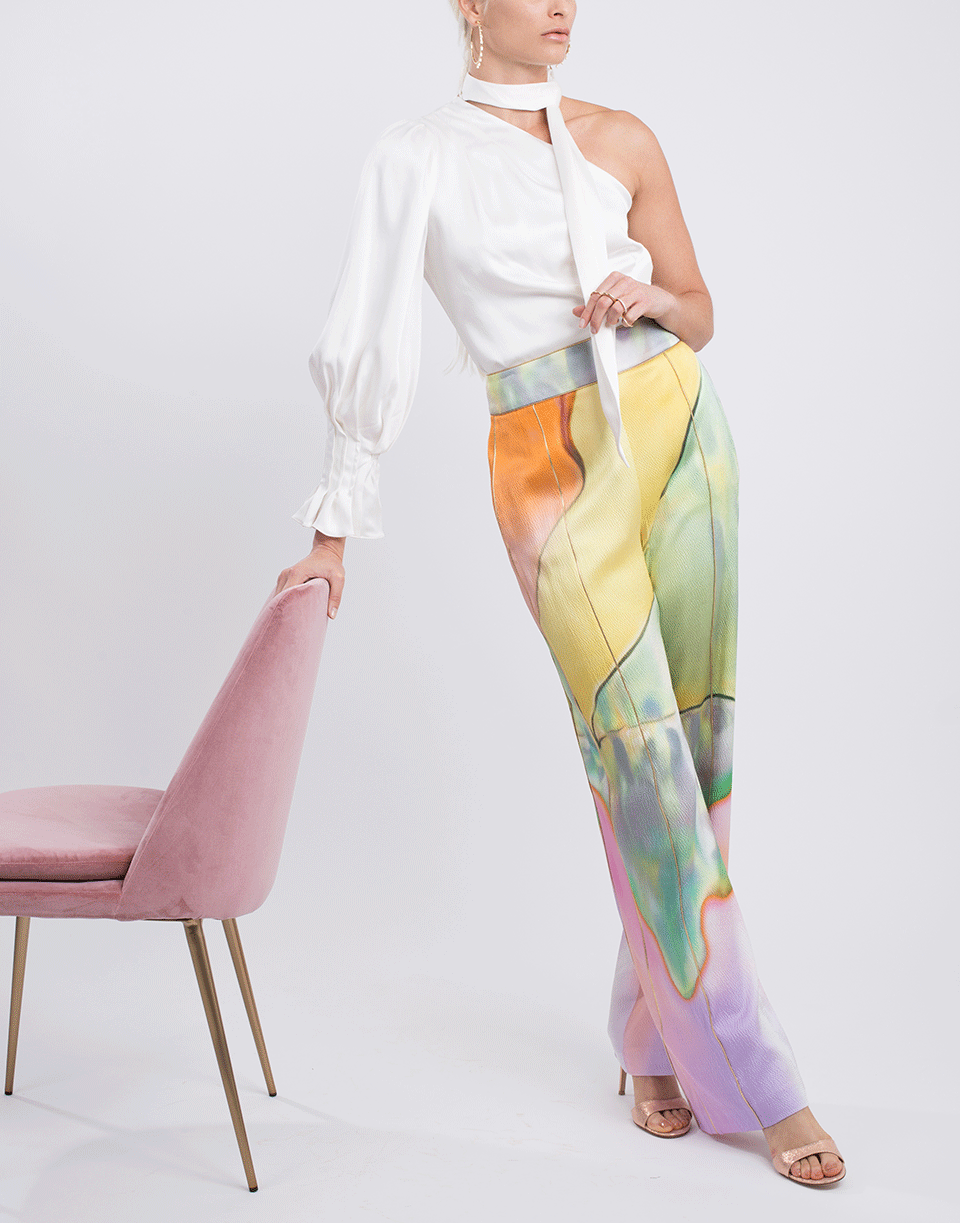 PETER PILOTTO-Satin One Shoulder top-
