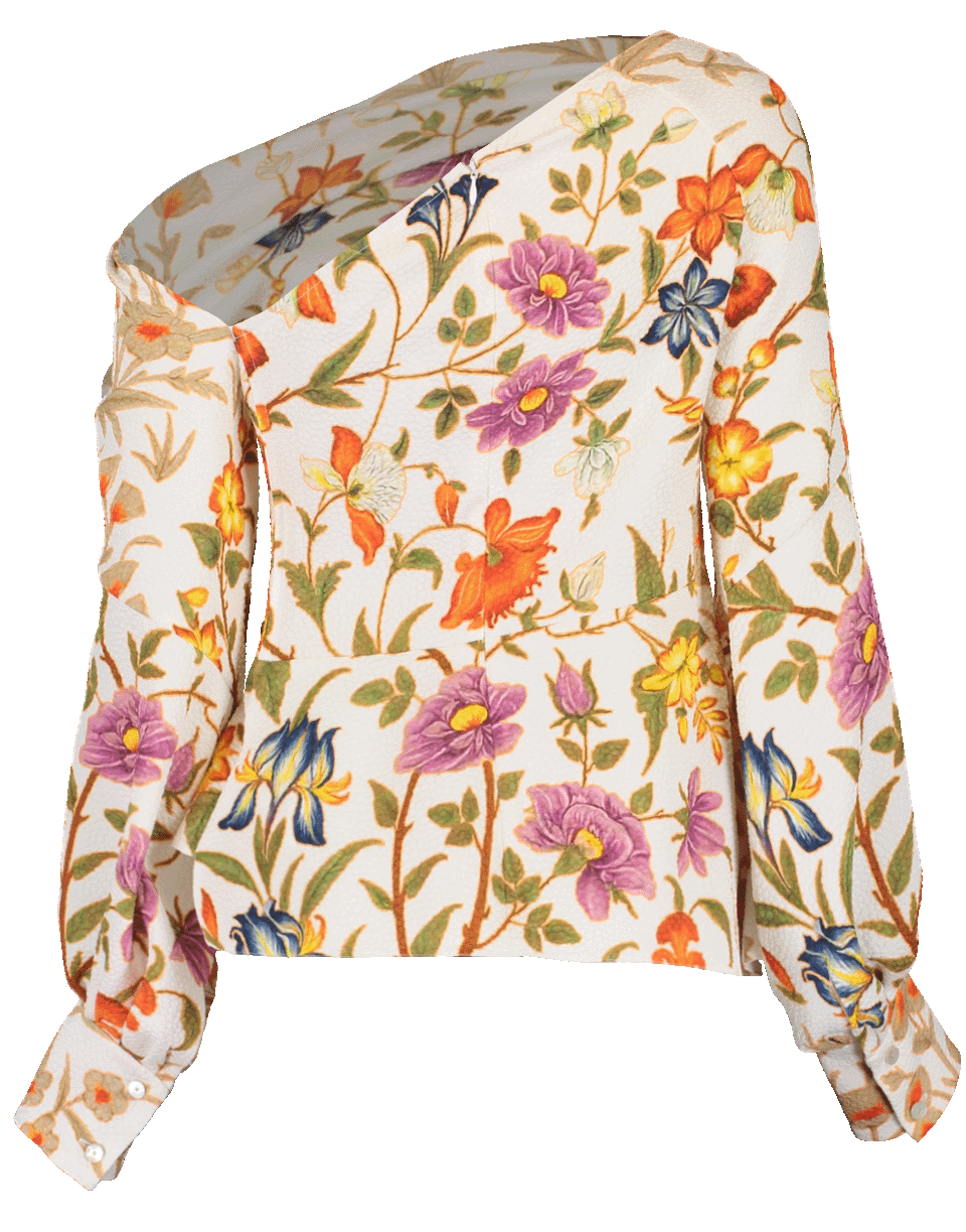 PETER PILOTTO-Printed Asymmetrical Blouse-
