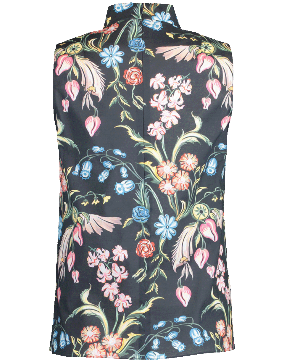 PETER PILOTTO-Floral Print High Neck Top-