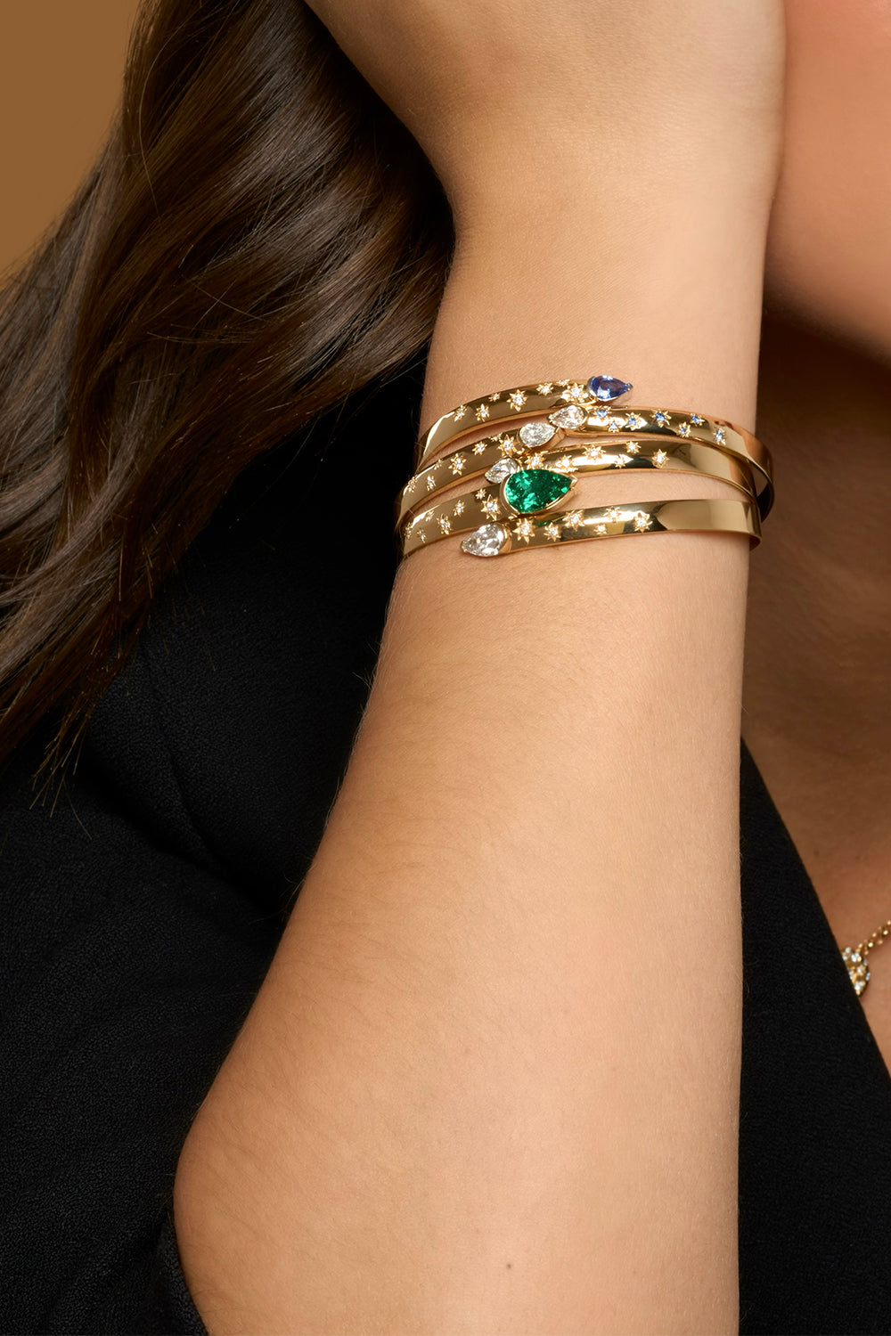 Diamond Toi Et Moi Love Always Scatter Bracelet-YELLOW GOLD-6-JEWELRYFINE JEWELBRACELET O-PHILLIPS HOUSE