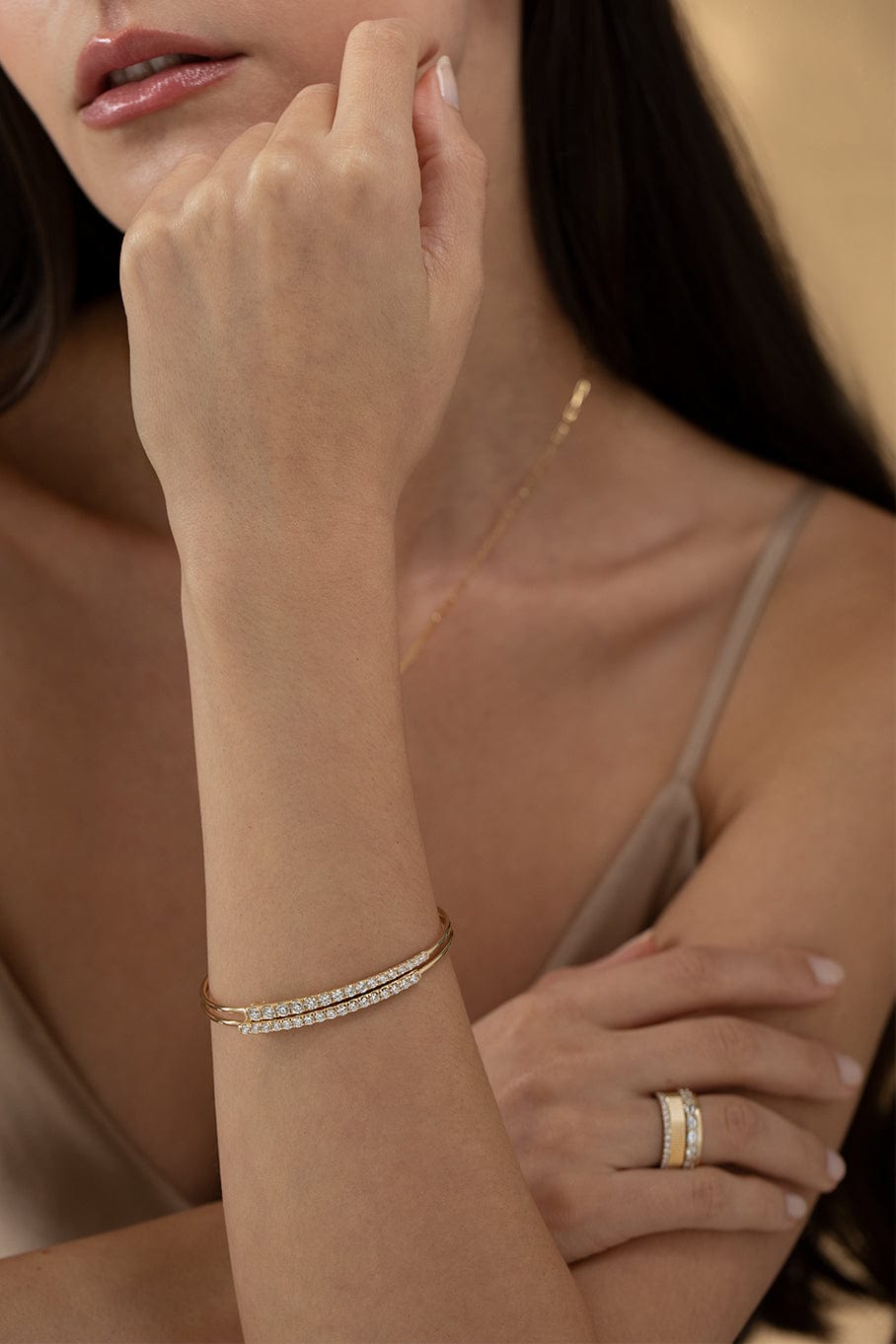 PHILLIPS HOUSE-Diamond Eternity Love Always Bracelet-YELLOW GOLD