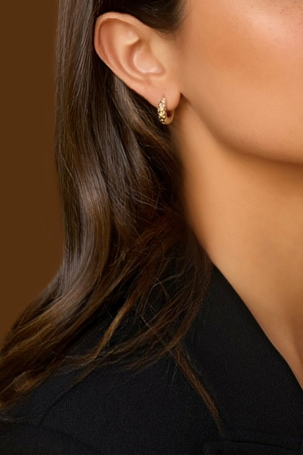  Diamond Medium Celeste Mood Hoop Earrings-YELLOW GOLD-JEWELRYFINE JEWELEARRING-PHILLIPS HOUSE 