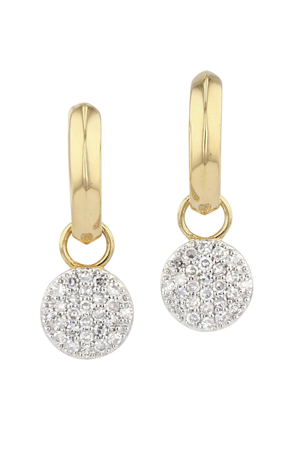 PHILLIPS HOUSE-Infinity Huggie Earrings-YELLOW GOLD