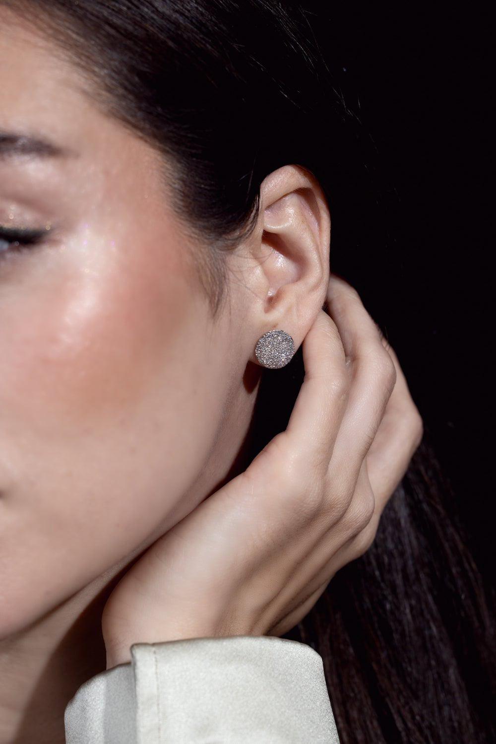 PHILLIPS HOUSE-Infinity Stud Earrings-YELLOW GOLD