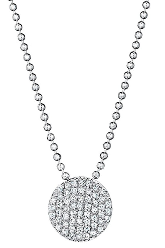 PHILLIPS HOUSE-Diamond Mini Infinity Necklace-WHITE GOLD