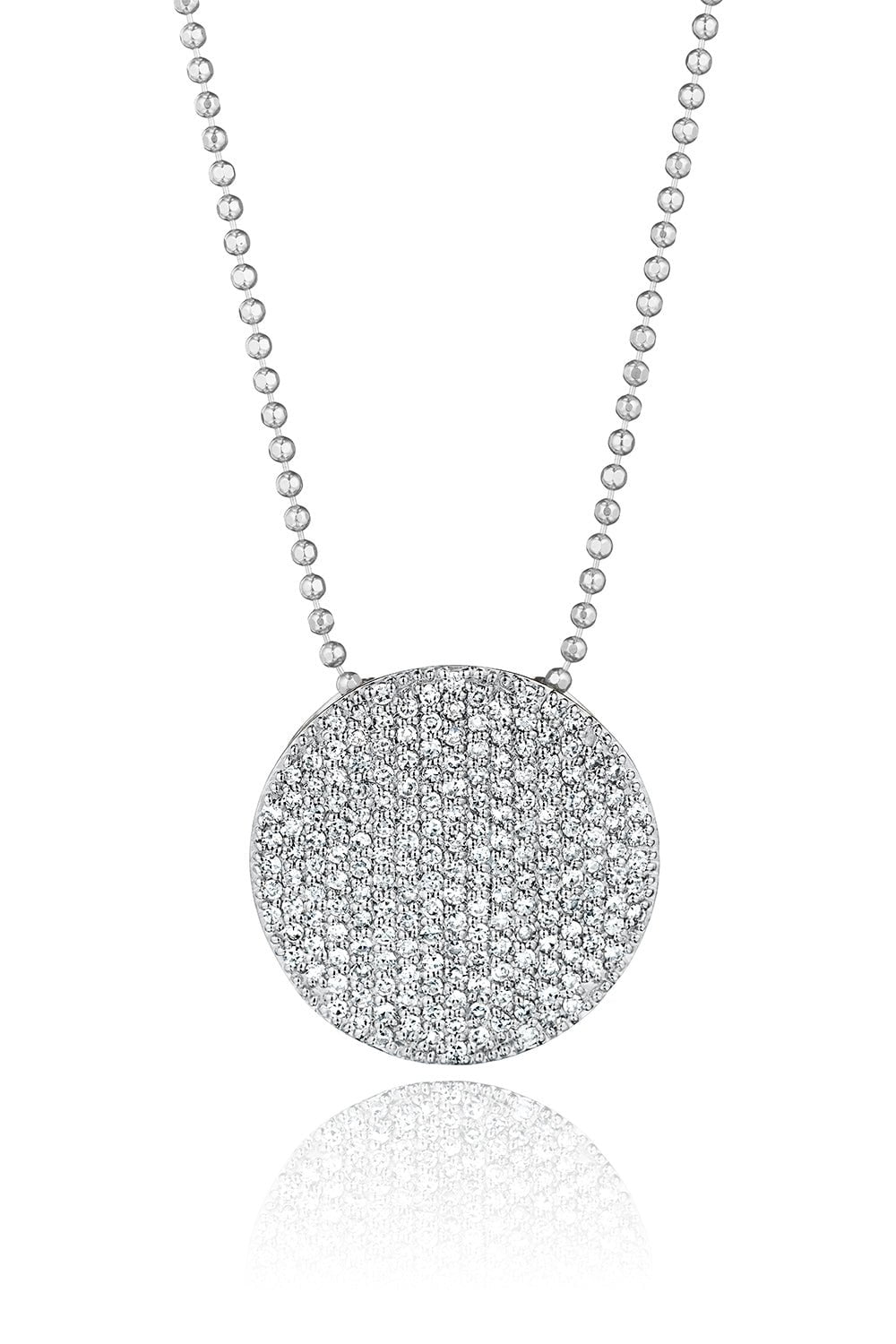PHILLIPS HOUSE-Large Diamond Infinity Necklace-WHITE GOLD