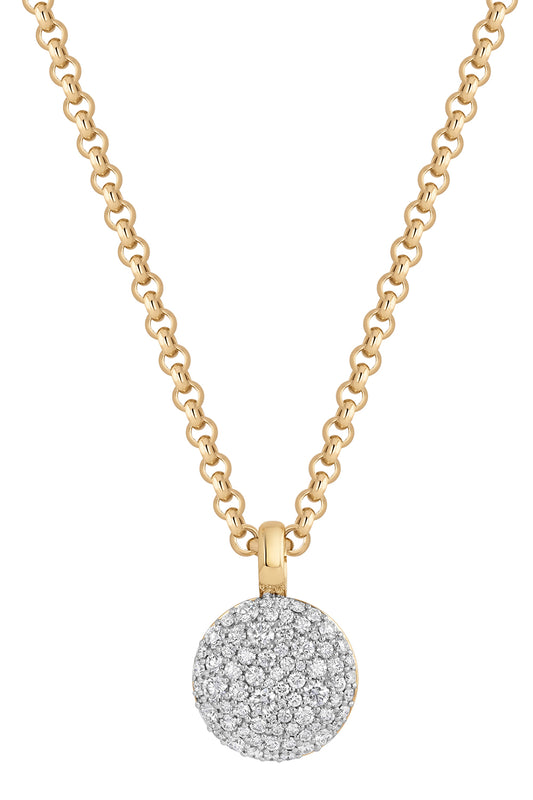 Diamond Prima Pendant Necklace-YELLOW GOLD-JEWELRYFINE JEWELNECKLACE O-PHILLIPS HOUSE