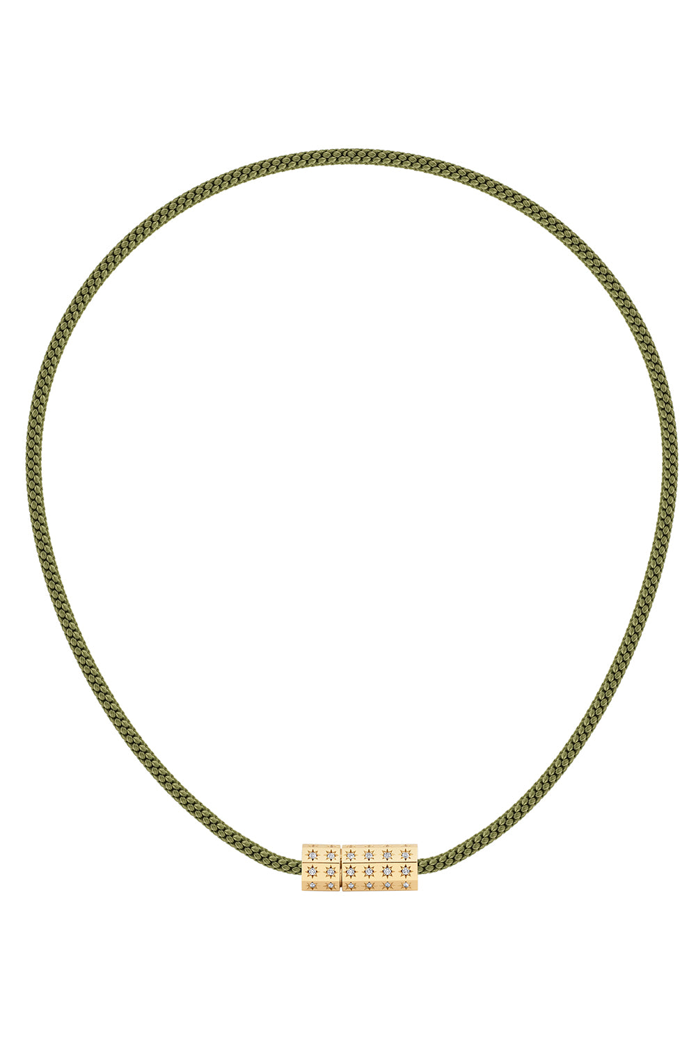  Diamond Star Set Octagon Connection Clasp Necklace-YELLOW GOLD-JEWELRYFINE JEWELNECKLACE O-PHILLIPS HOUSE 