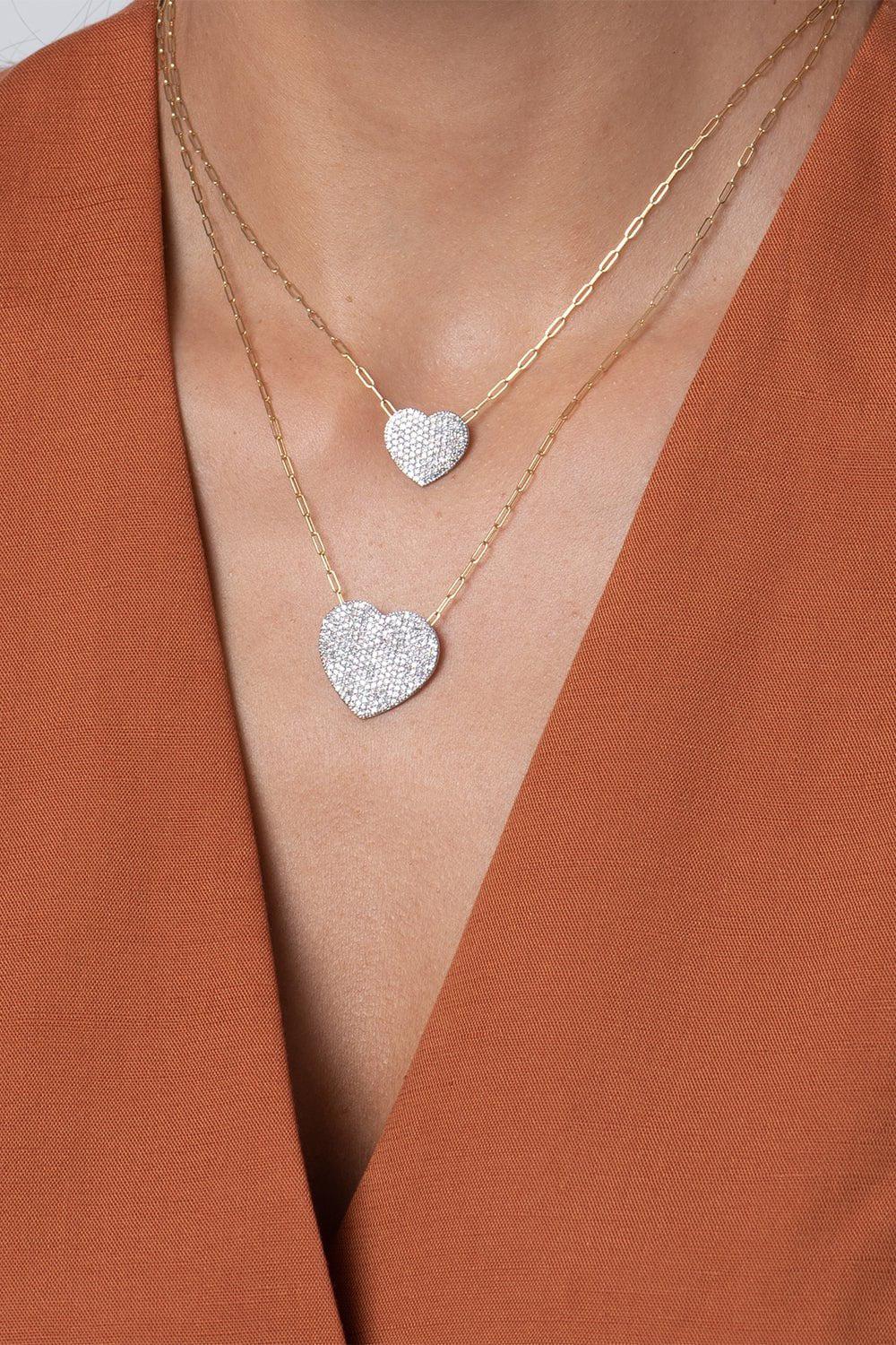 PHILLIPS HOUSE-Heart Infinity Necklace-YELLOW GOLD