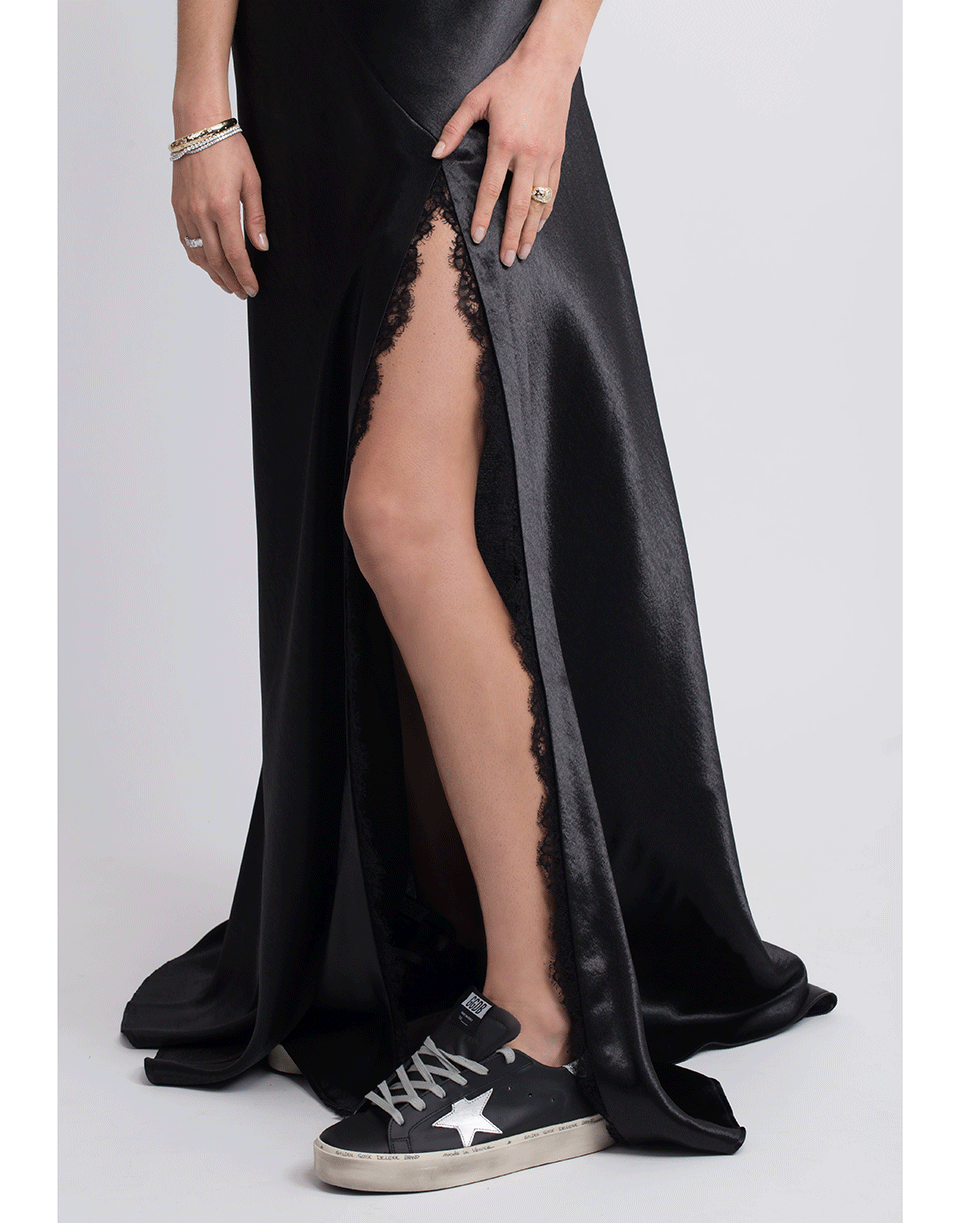 PHILOSOPHY-Stretch Satin Gown-