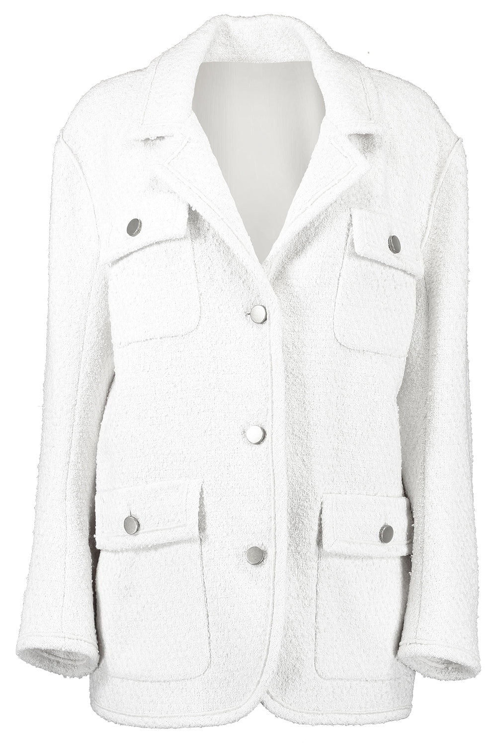 PHILOSOPHY-Boucle Jacket-WHITE