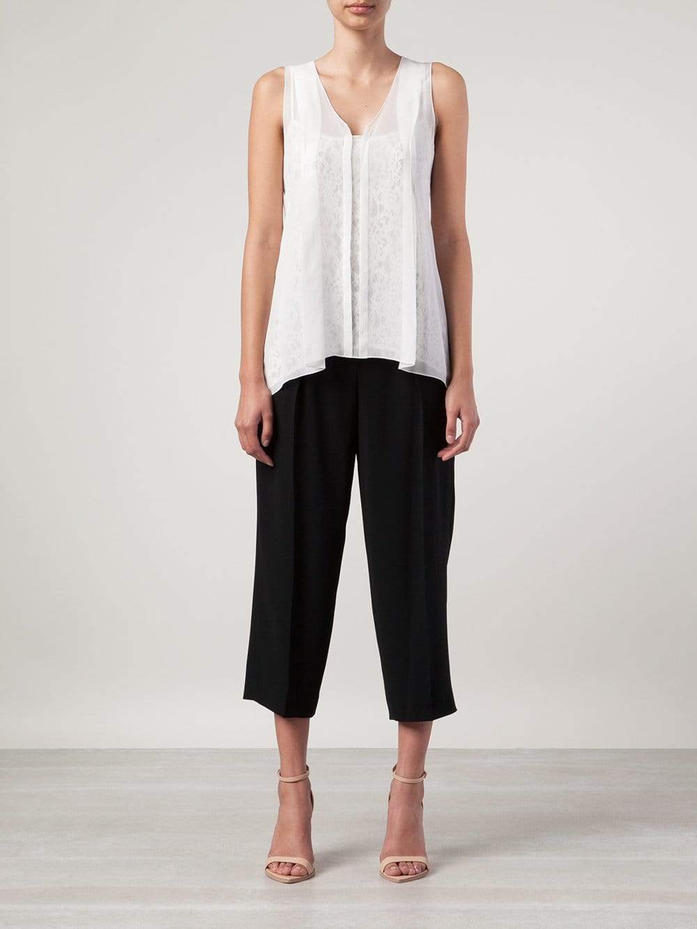 PHILOSOPHY-Tank With Lace Cami-