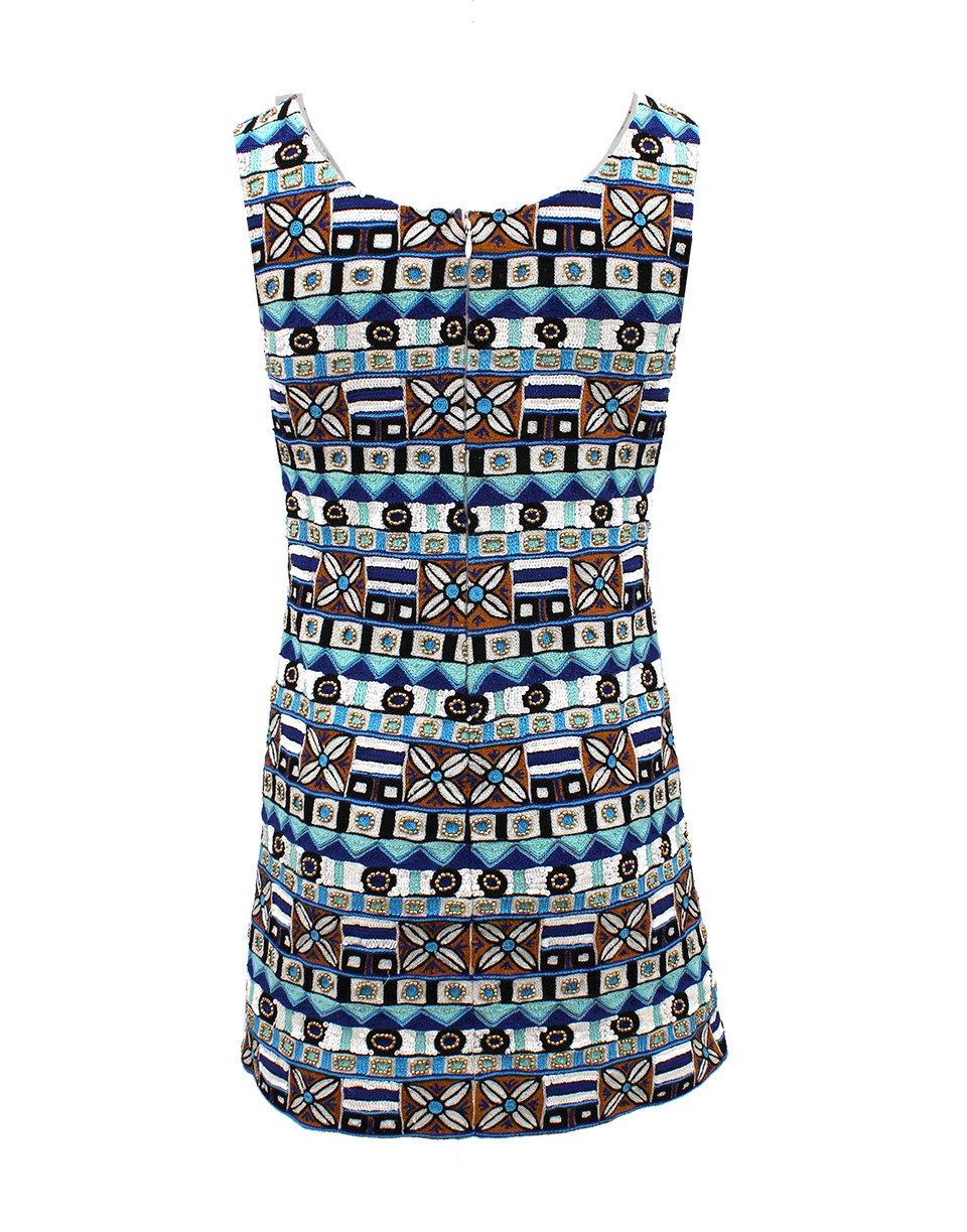 PIA PAURO-Beaded Cocktail Dress-