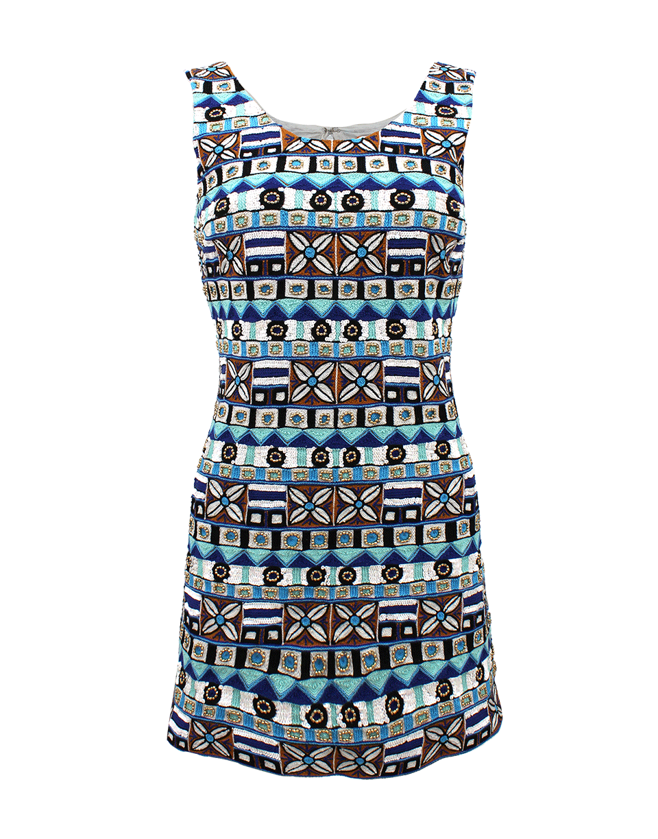 PIA PAURO-Beaded Cocktail Dress-