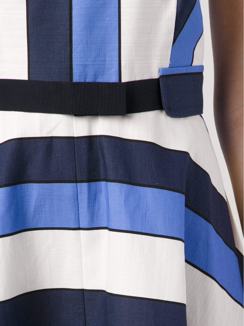 PIAZZA SEMPIONE-Striped Print Dress-