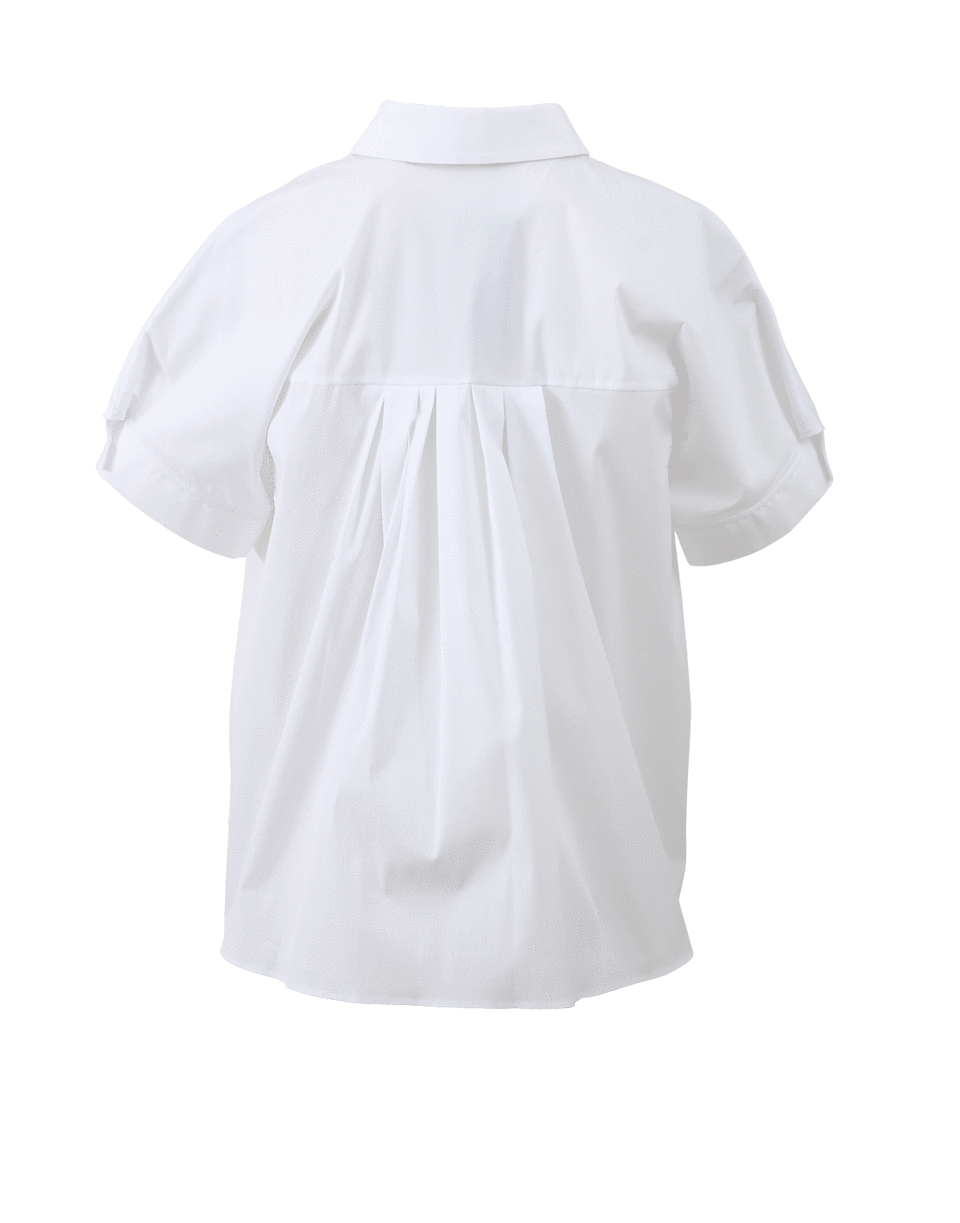 PIAZZA SEMPIONE-Pleat Back Blouse-