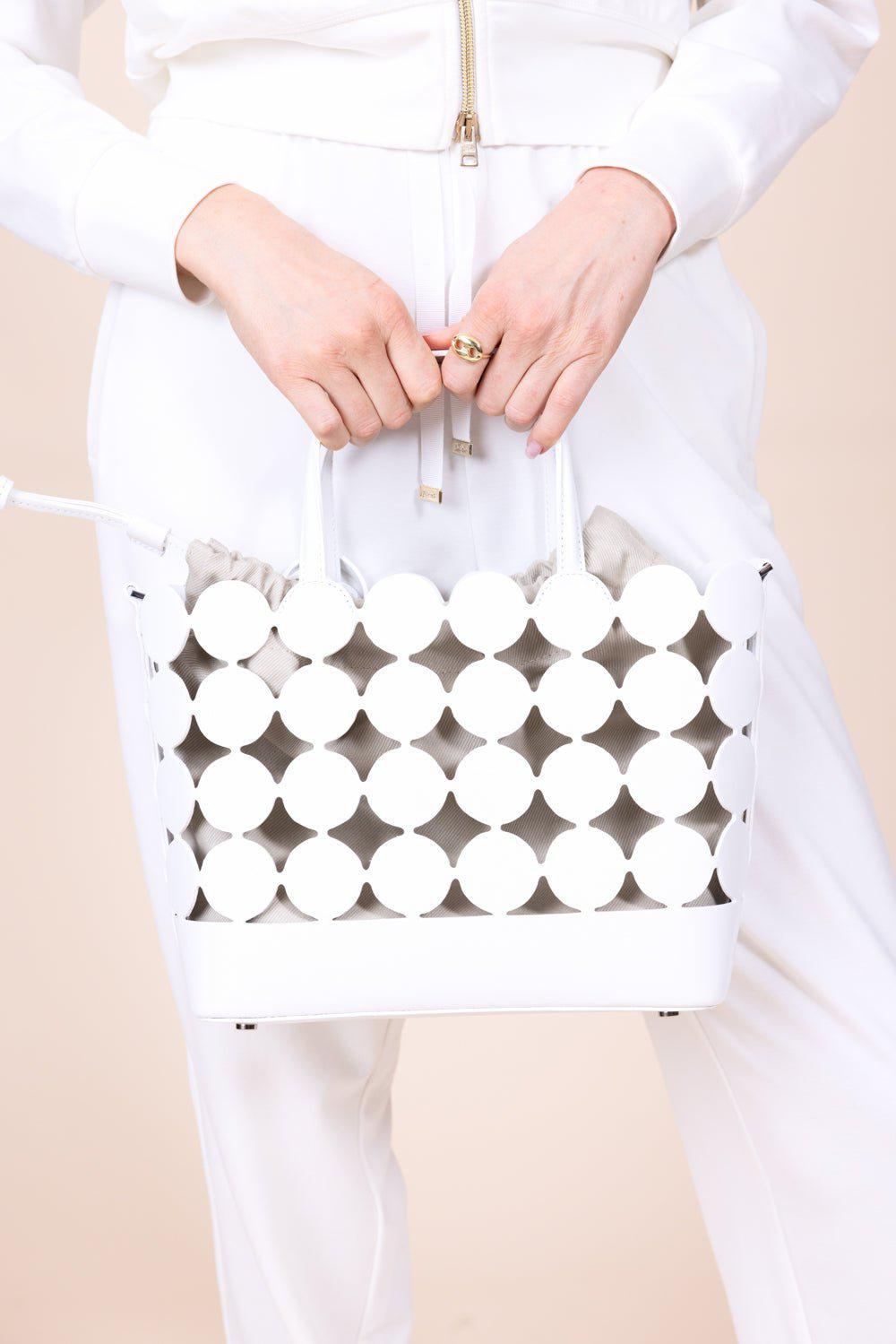 PIERRE HARDY-Bulles Bucket Bag - White Sand-WHT/SAND