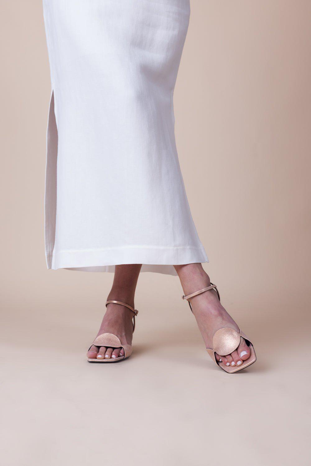PIERRE HARDY-Bulles Sandal - Pink Gold-