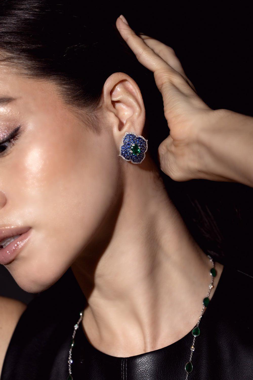 PIRANESI-Mix Match Earrings-WHITE GOLD