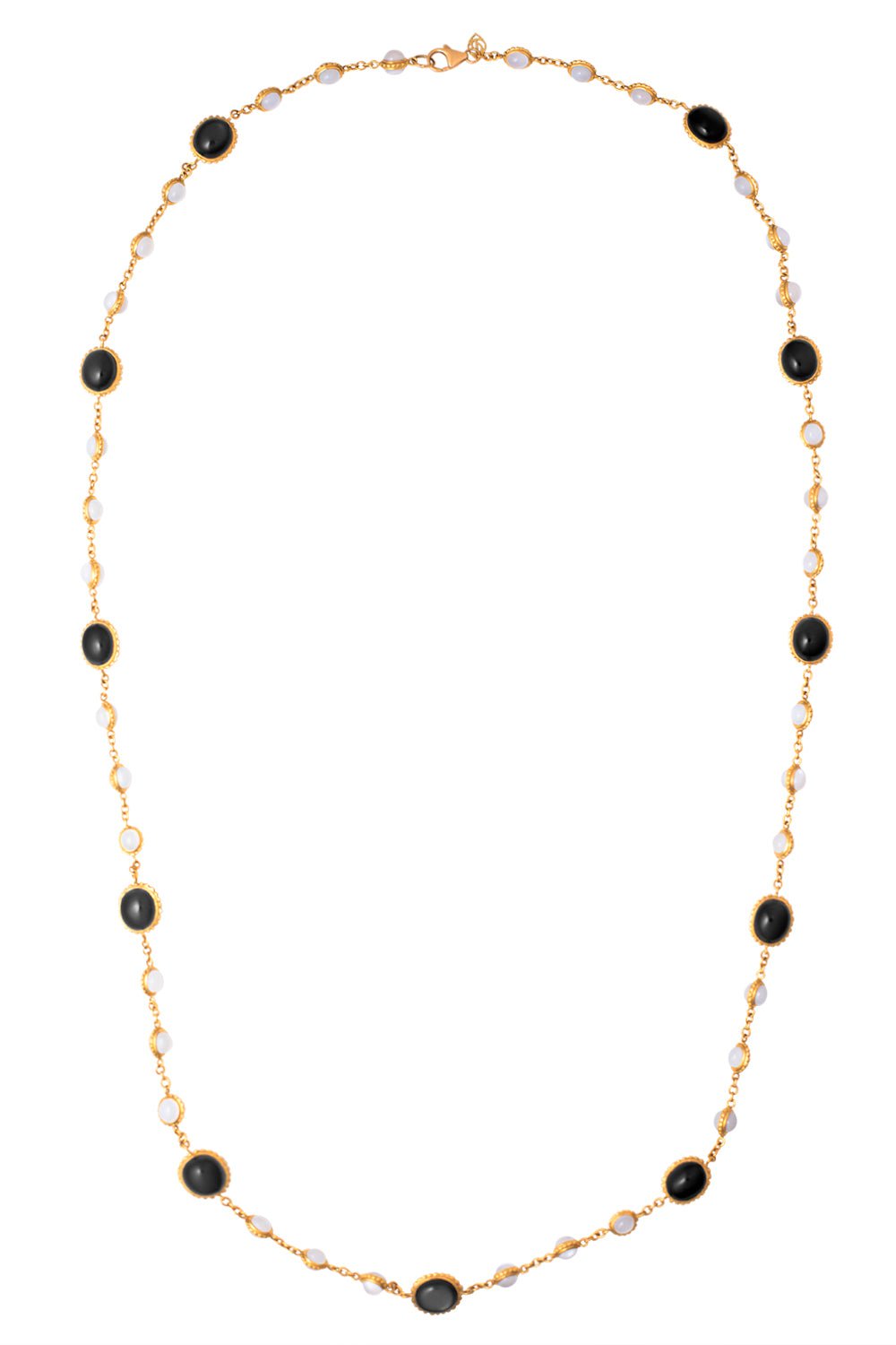PIRANESI-Capri Cabochon Necklace-YELLOW GOLD