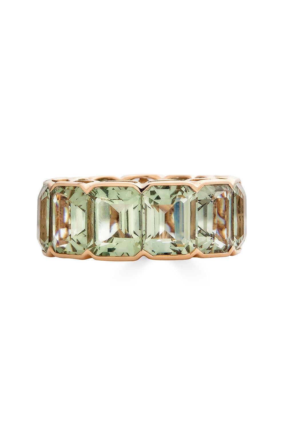 PIRANESI-Pietra Emerald Cut Amethyst Eternity Band-ROSE GOLD