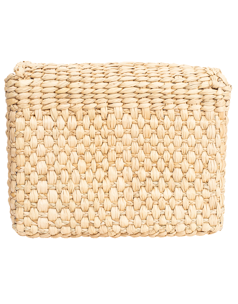 POOLSIDE-Chain Box Clutch-NATURAL