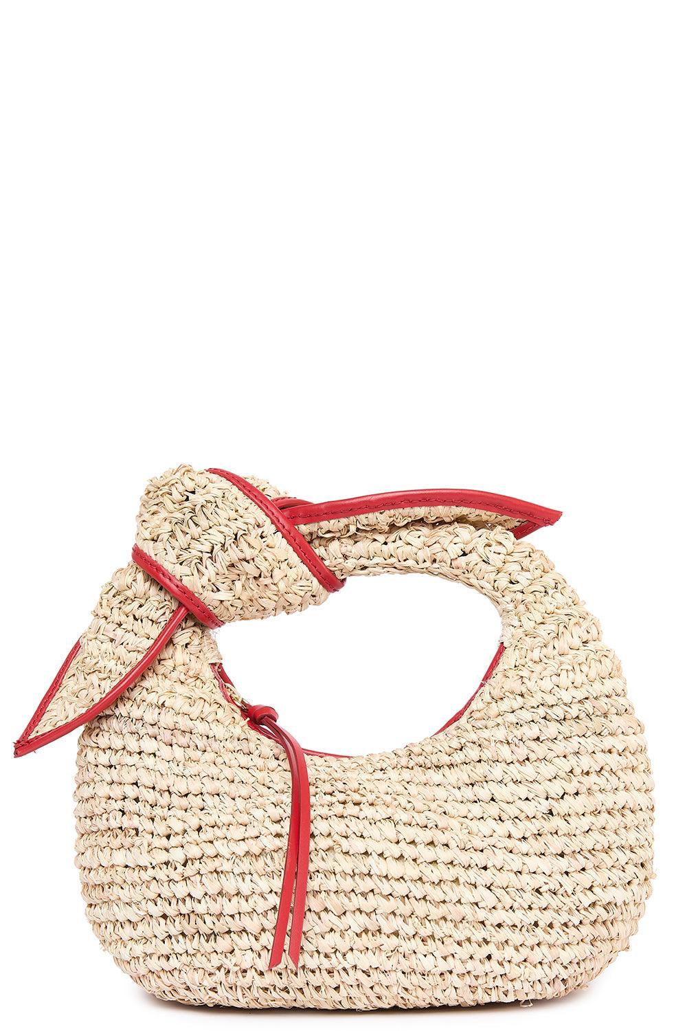 The Josie Knot Bag-TOMATO-O/S-HANDBAGTOP HANDLE-POOLSIDE