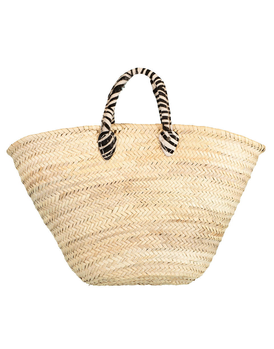 POOLSIDE-Rosé All Day Zebra Handle Tote-PNK/NAT
