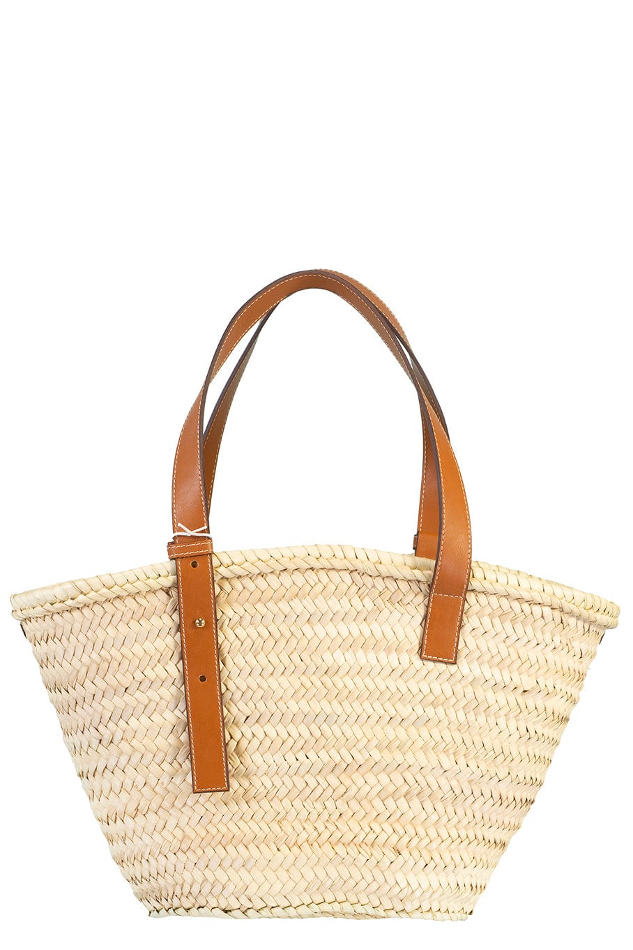 POOLSIDE-Classic Beach Side Tote - Palm Beach-TAN