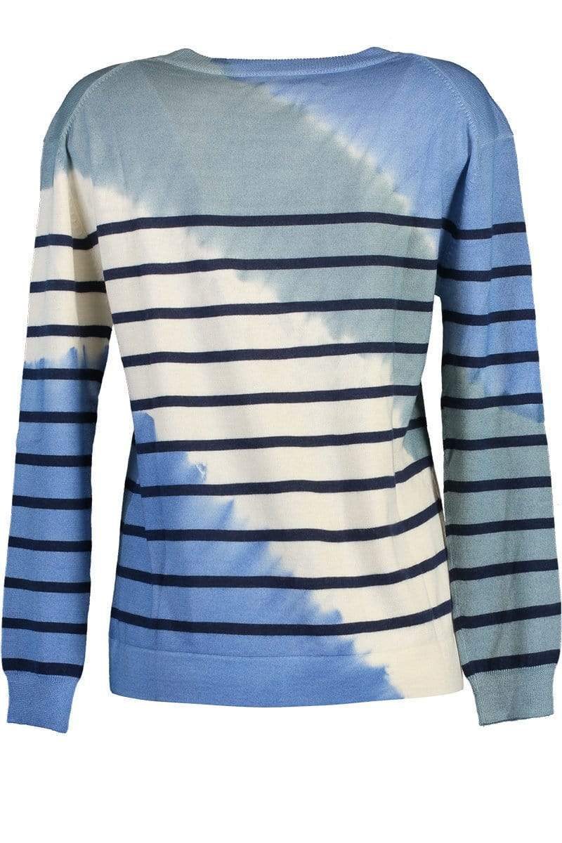 PRABAL GURUNG-Tie-Dye Crewneck Pullover-