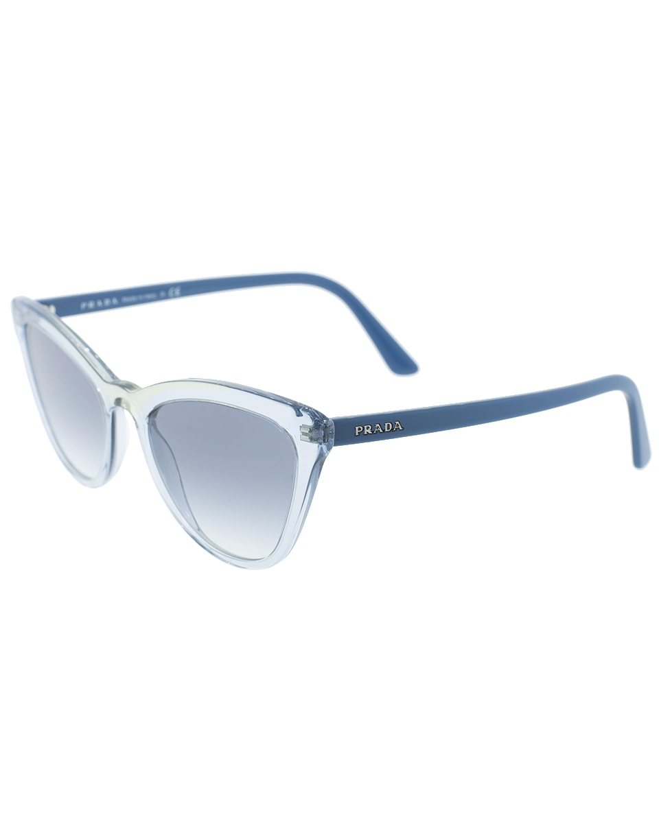 PRADA-Blue Catwalk Sunglasses-AZURE