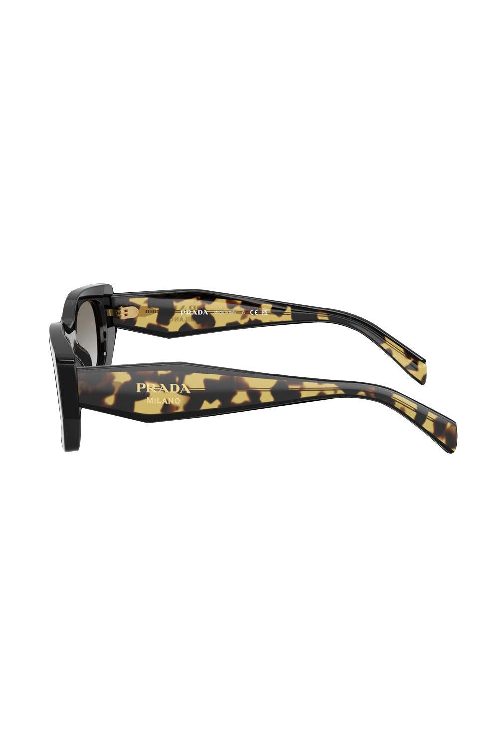 Side Logo Pillow Gradient Sunglasses-BK/GREY-ACCESSORIESUNGLASSES-PRADA