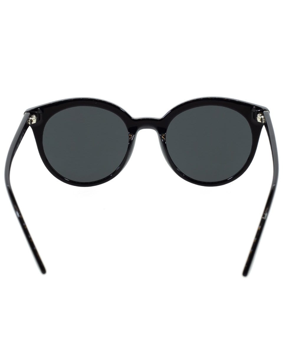 PRADA-Black Acetate Cat Eye Sunglasses-BLACK