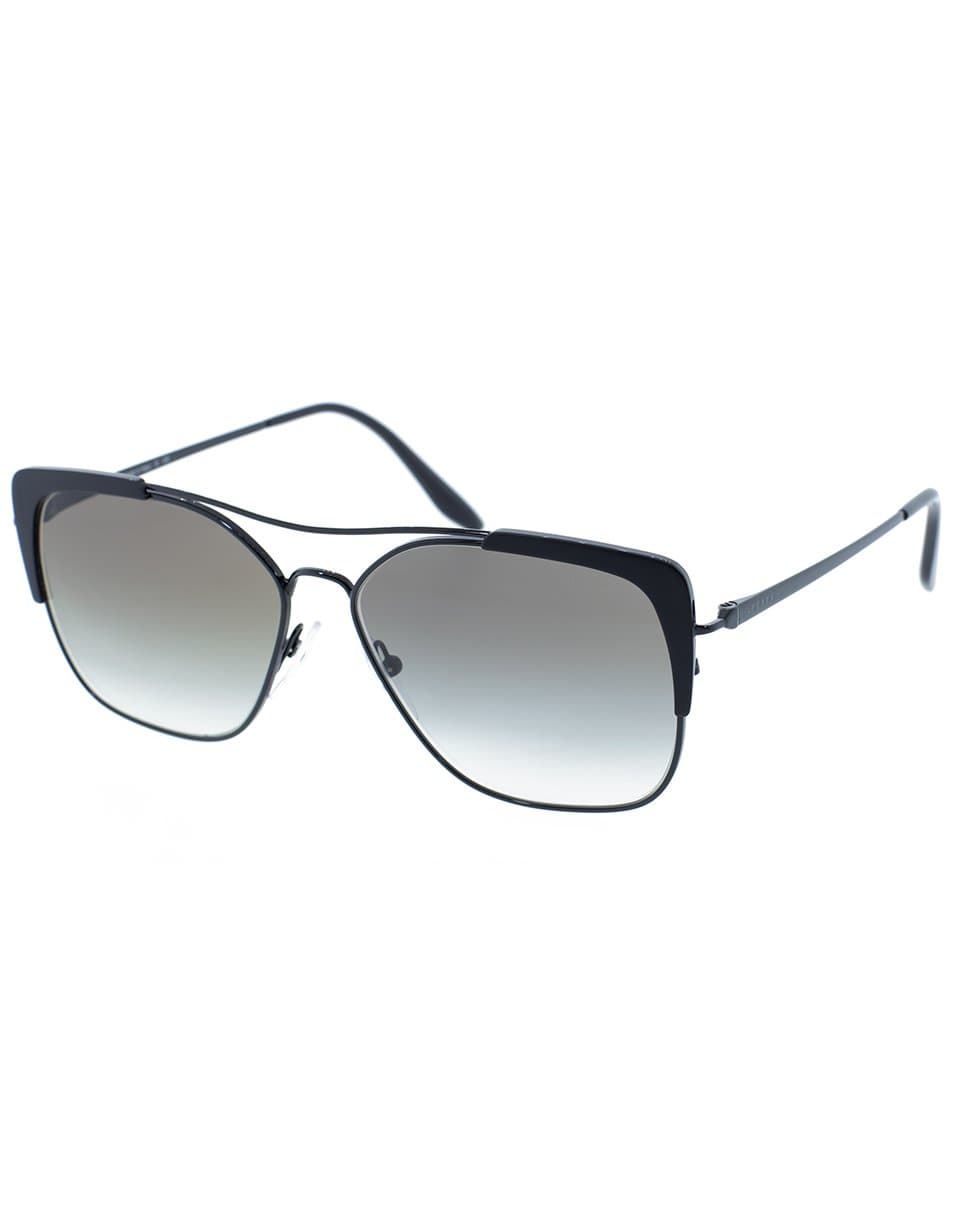 PRADA-Conceptual Rectangle Sunglasses-BLACK