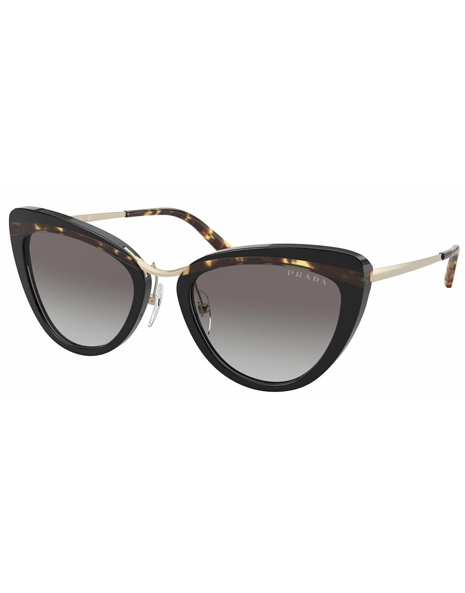 PRADA-Havana and Black Sunglasses-BLACK