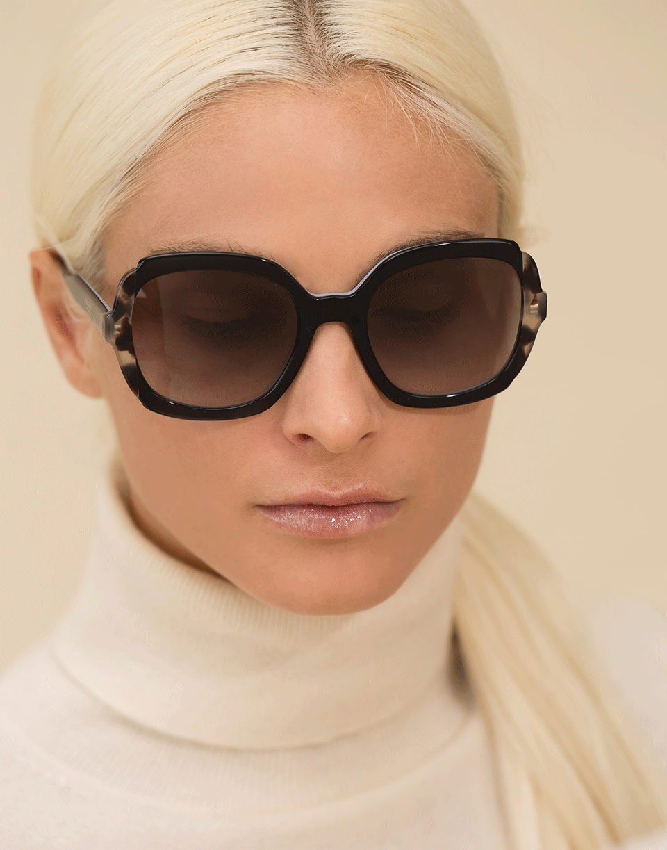 PRADA-Heritage Butterfly Sunglasses-BLACK