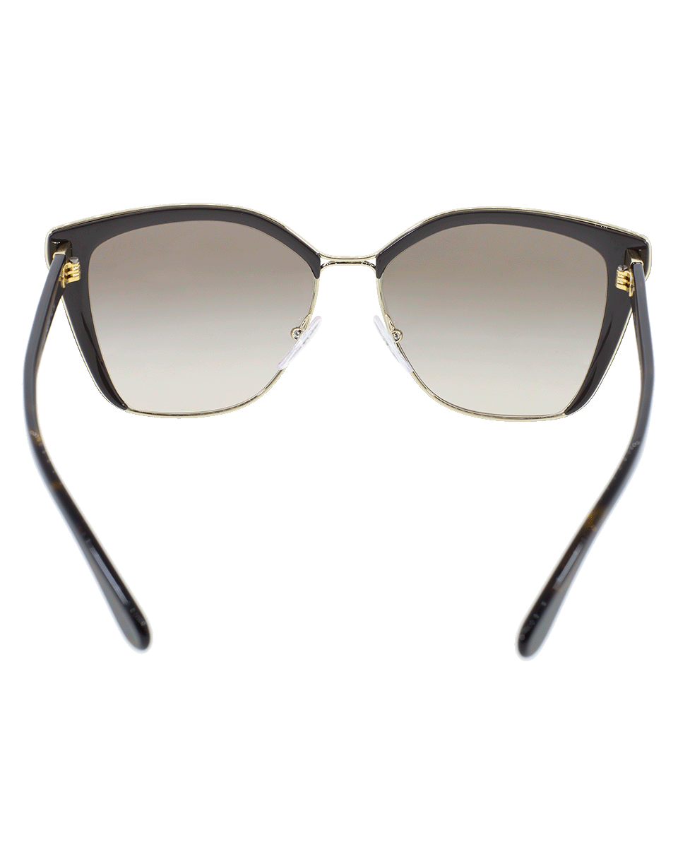 PRADA-Catwalk Sunglasses-BRN/GLD