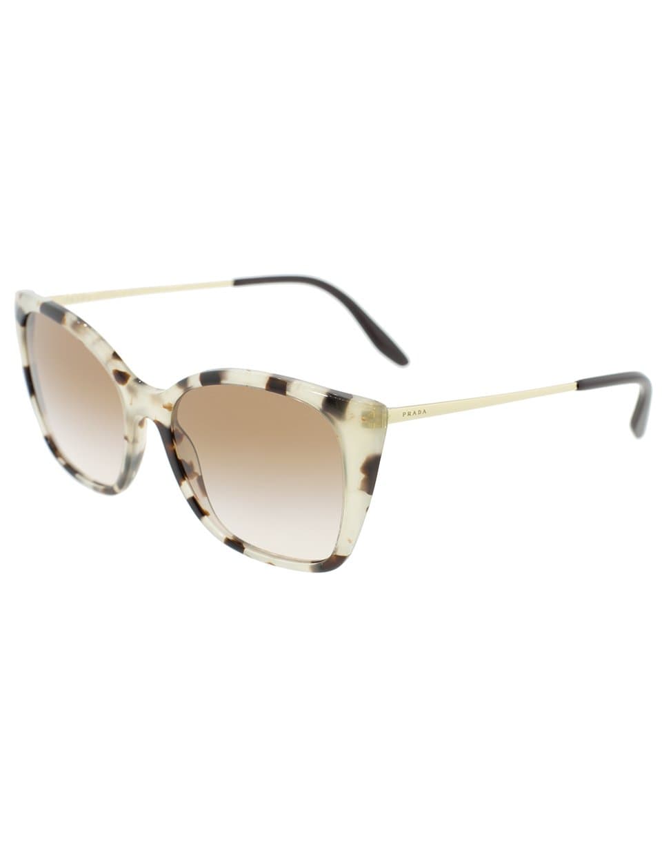 PRADA-Spotted Cat Eye Sunglasses-BROWN