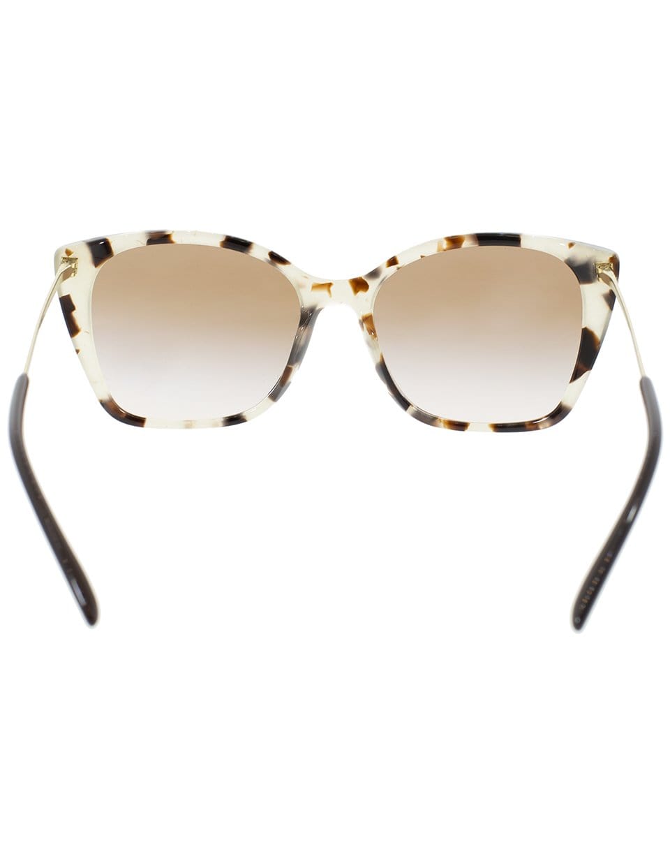 PRADA-Spotted Cat Eye Sunglasses-BROWN