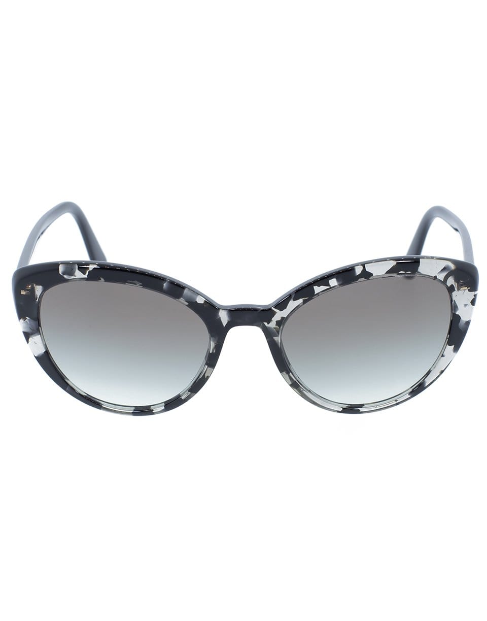 PRADA-Grey Slim Cat Eye Sunglasses-GREY