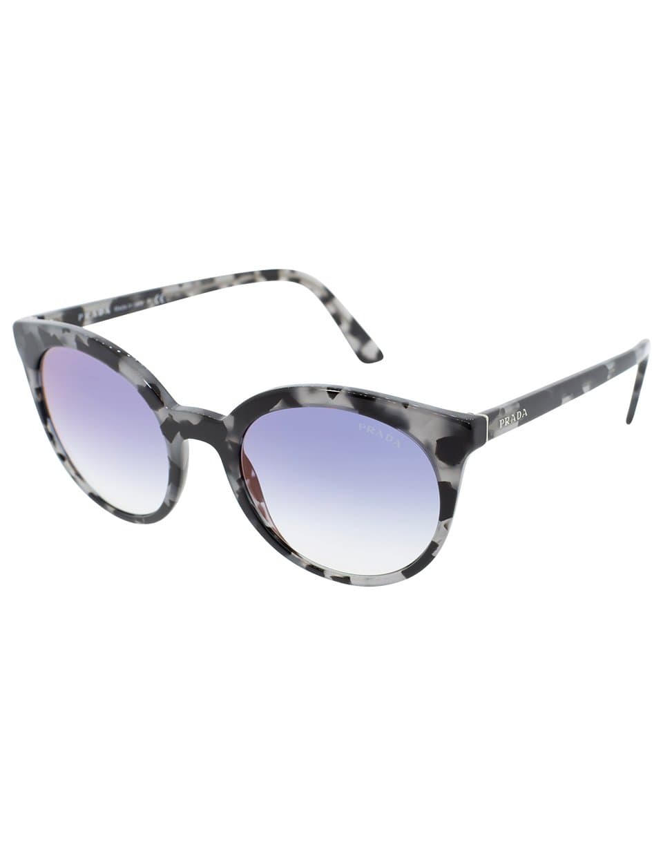 PRADA-Grey Tortoiseshell Sunglasses-GREY