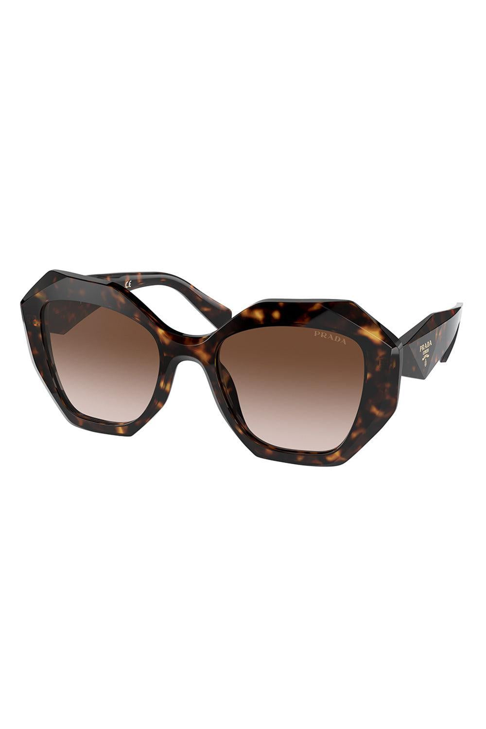 Side Logo Butterfly Gradient Sunglasses-HAVANA BROWN-ACCESSORIESUNGLASSES-PRADA