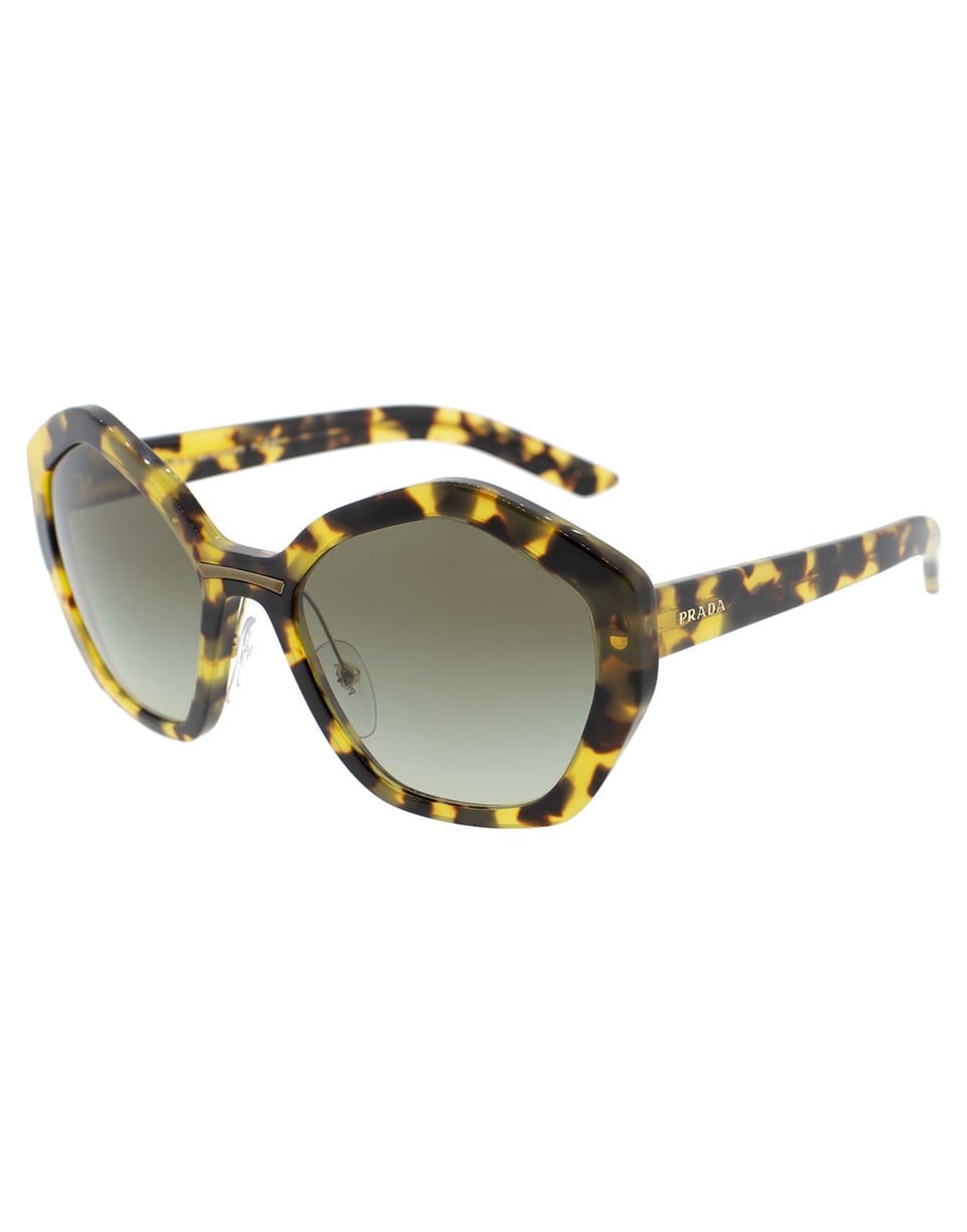PRADA-Havana Butterfly Frame Sunglasses-HAVANA