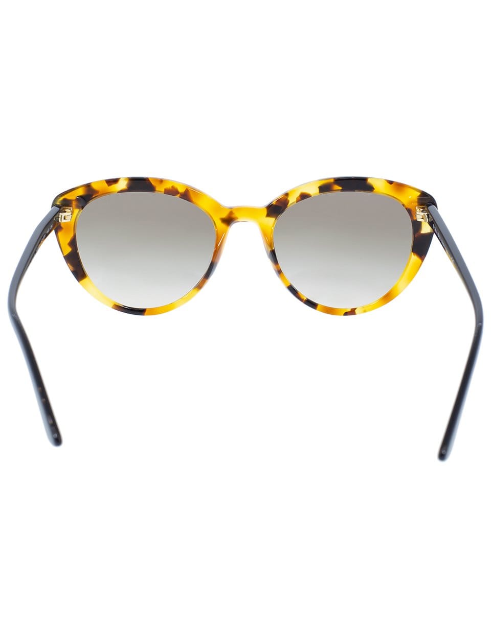 PRADA-Orange Slim Cat Eye Sunglasses-ORANGE