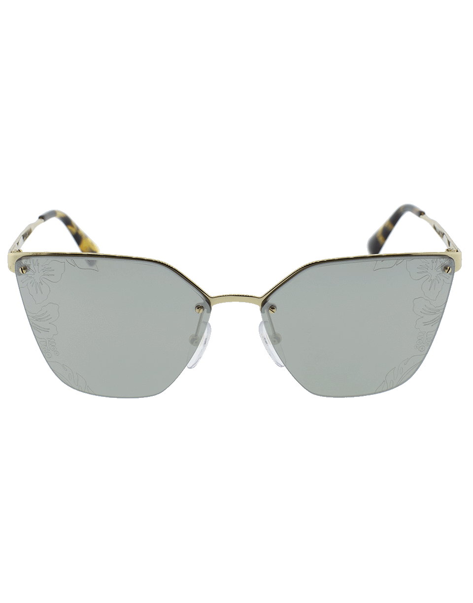 PRADA-Catwalk Rimless Sunglasses-PALEGOLD