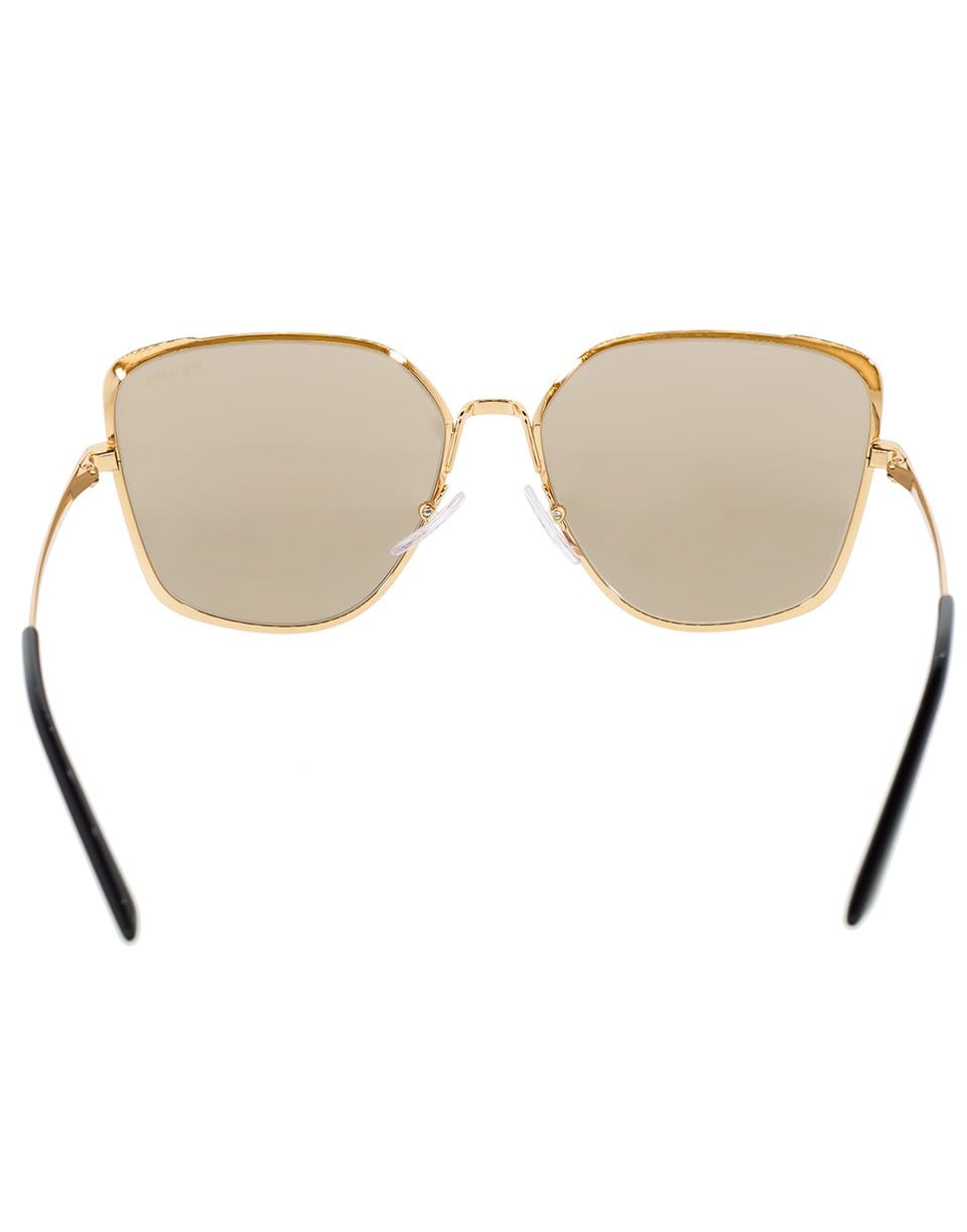 PRADA-Pink and Gold Butterfly Sunglasses-PNK/GLD