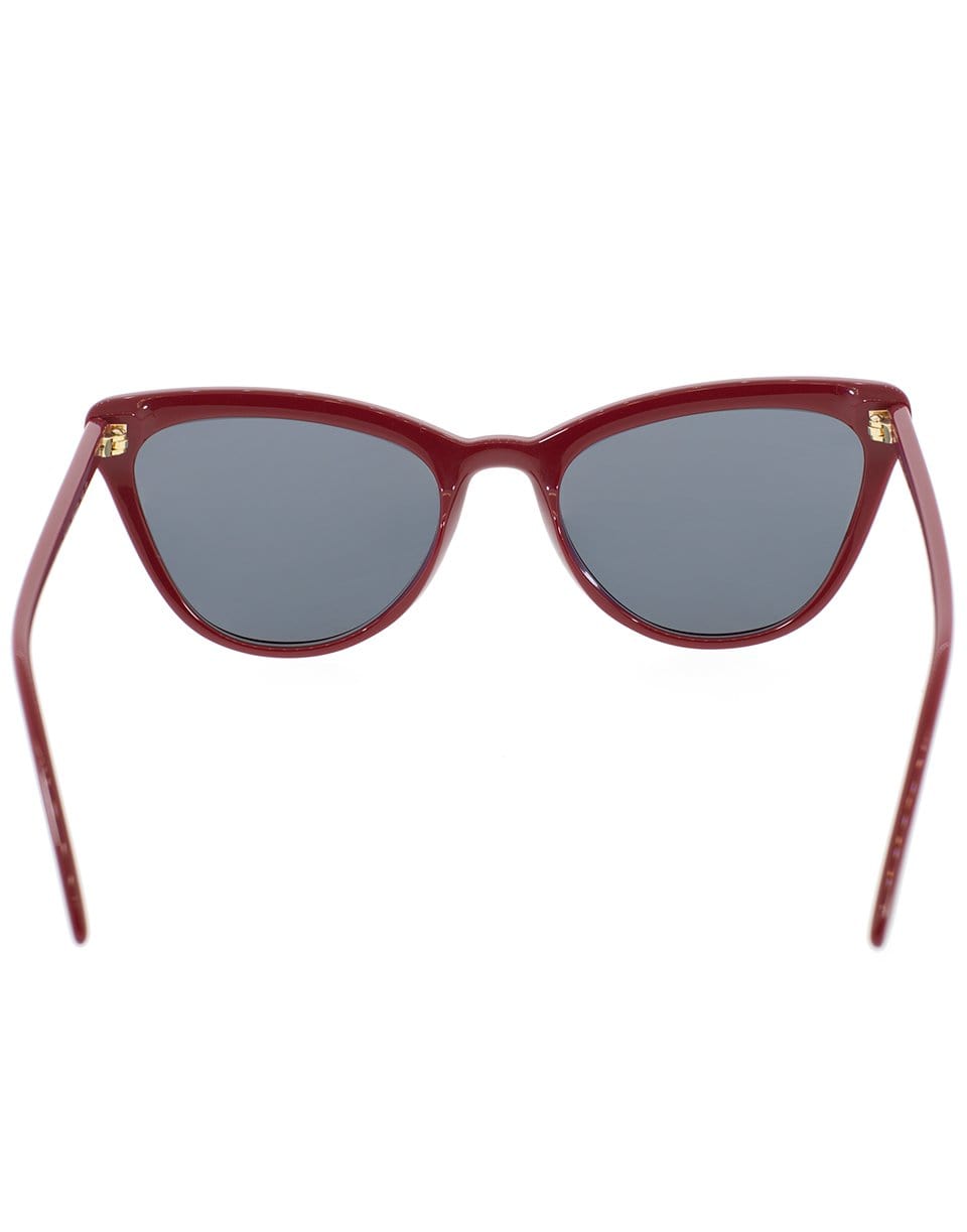 PRADA-Red Catwalk Cat Eye Sunglasses-RED