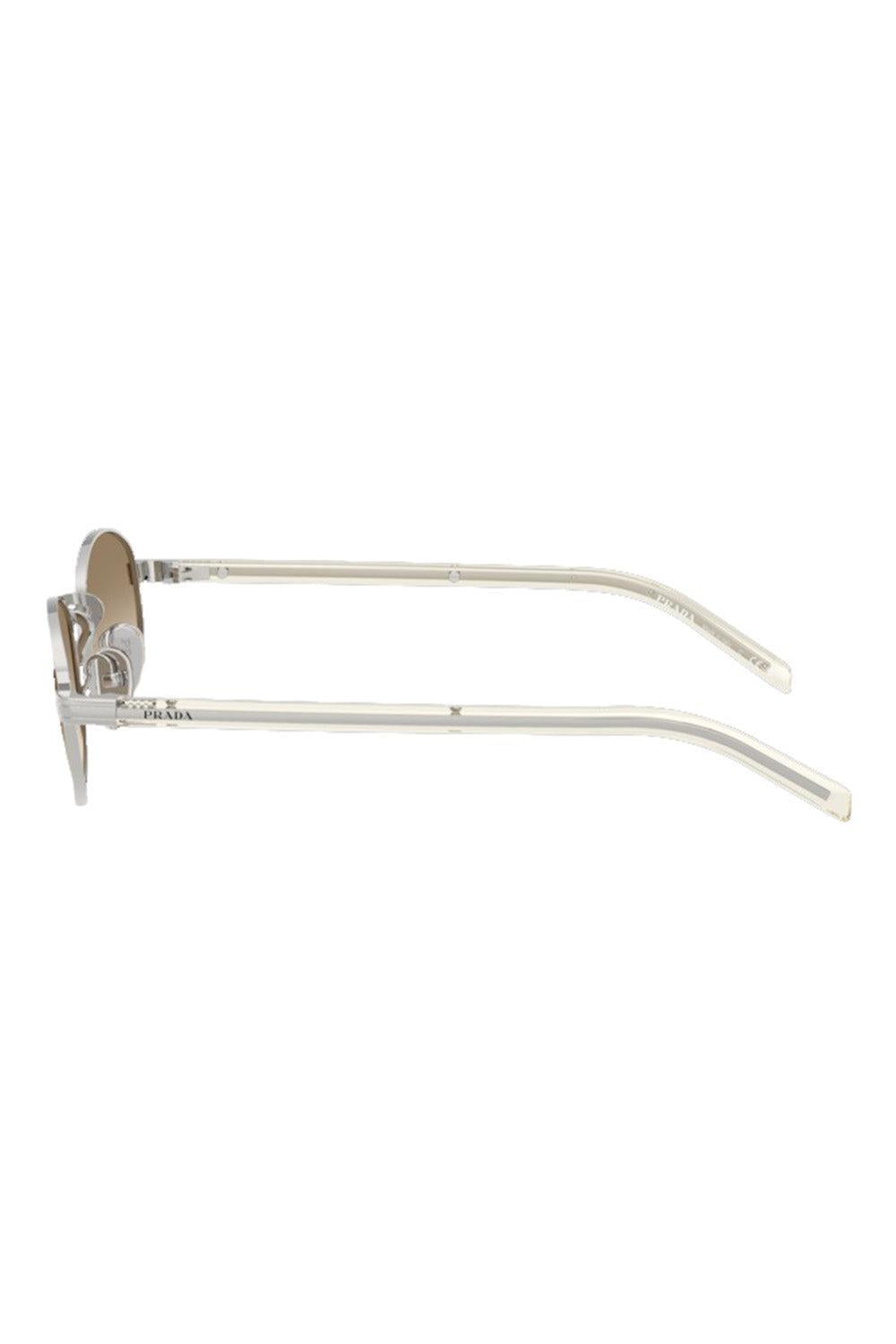 Round Gradient Sunglasses-SLV/BRN-ACCESSORIESUNGLASSES-PRADA