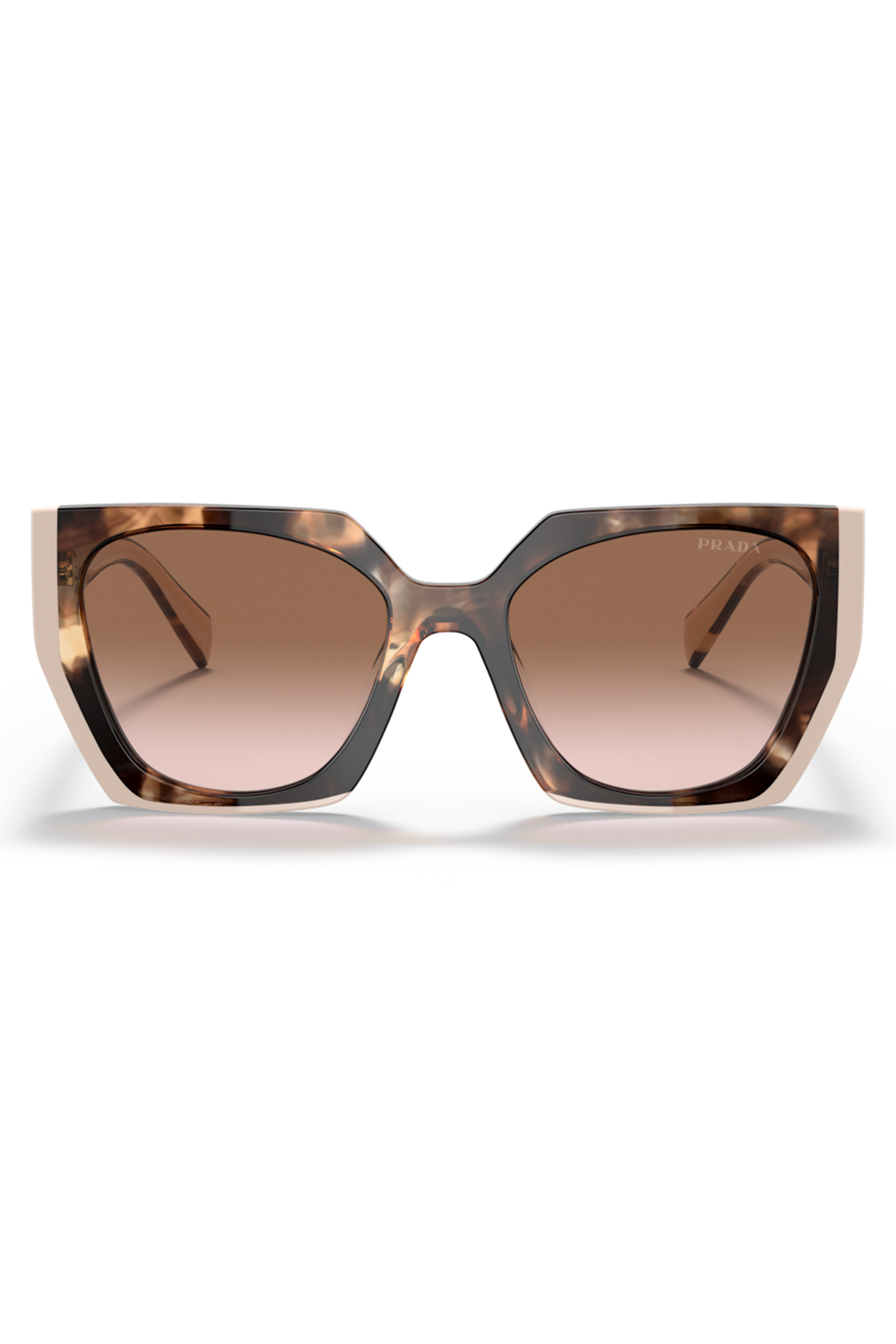 Gradient Rectangular Sunglasses - Tortoise Caramel-TORTCABR-ACCESSORIESUNGLASSES-PRADA