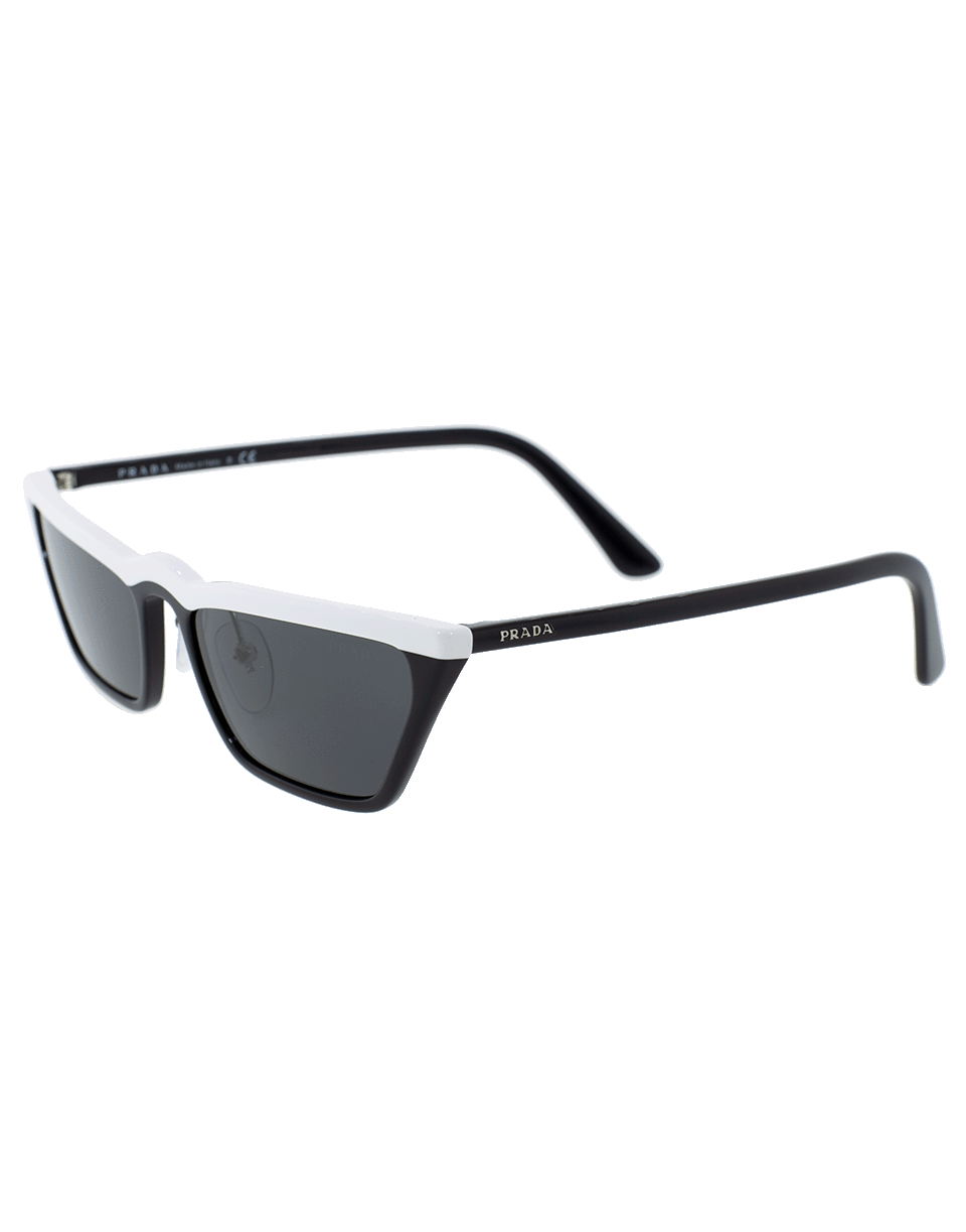 PRADA-Catwalk Ultravox Sunglasses-WHT/BLK